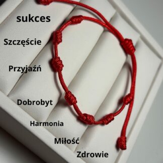 Bransoletka siedem węzłów ochrona i szczęście